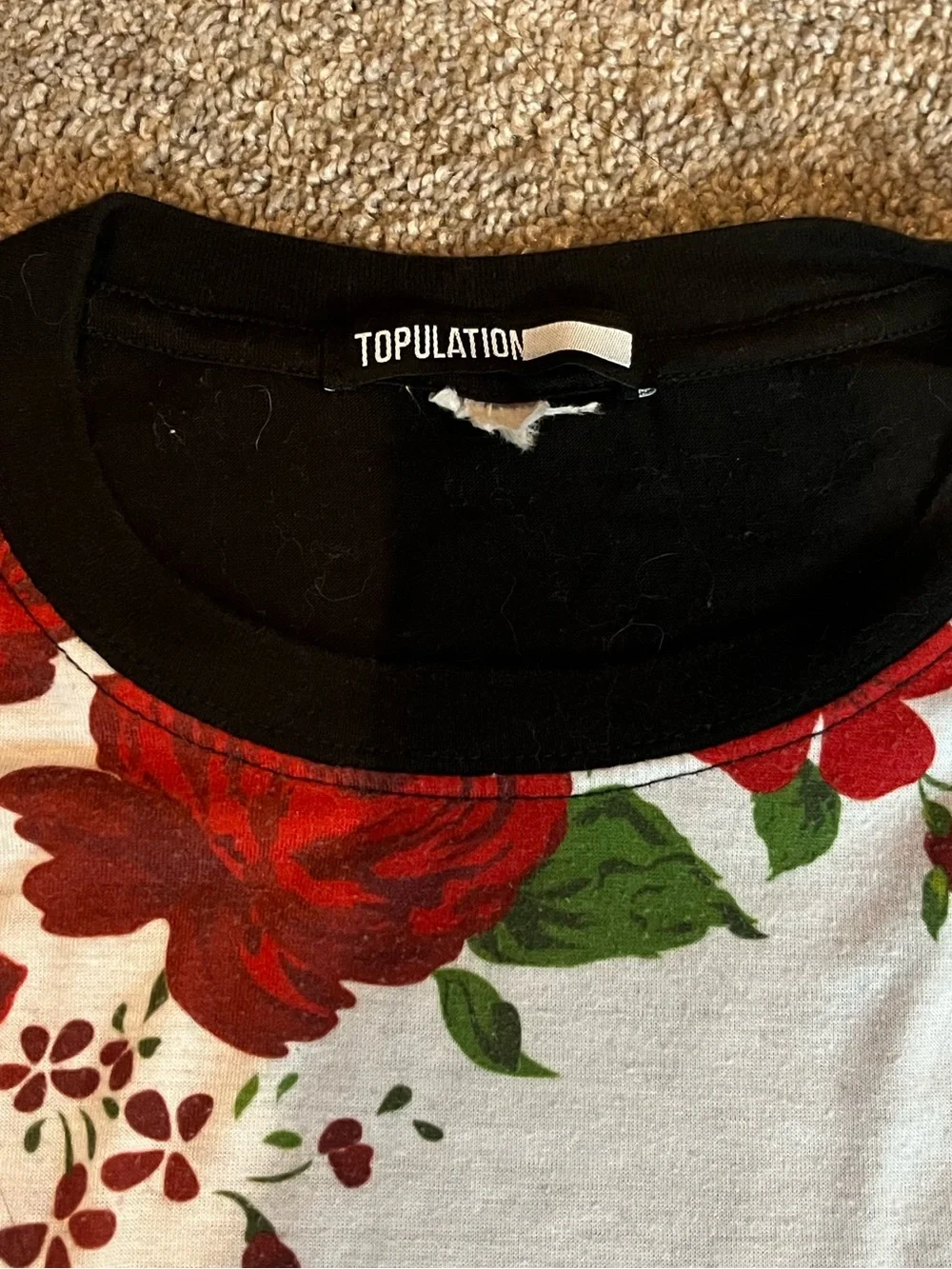 Authentic Topulation “Run for the Roses” Derby Tee, Large - Picture 2 of 4